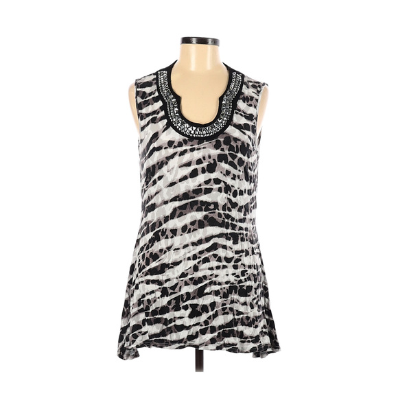 Peck & Peck Studded Sleeveless Blouse - Picture 1 of 2